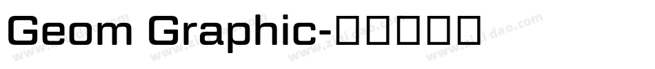 Geom Graphic字体转换